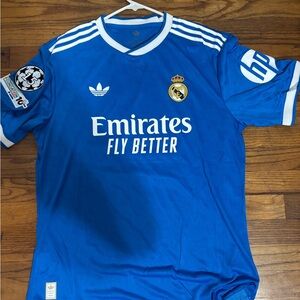 Real Madrid 3rd jersey player version #10 Mbappé size Xl